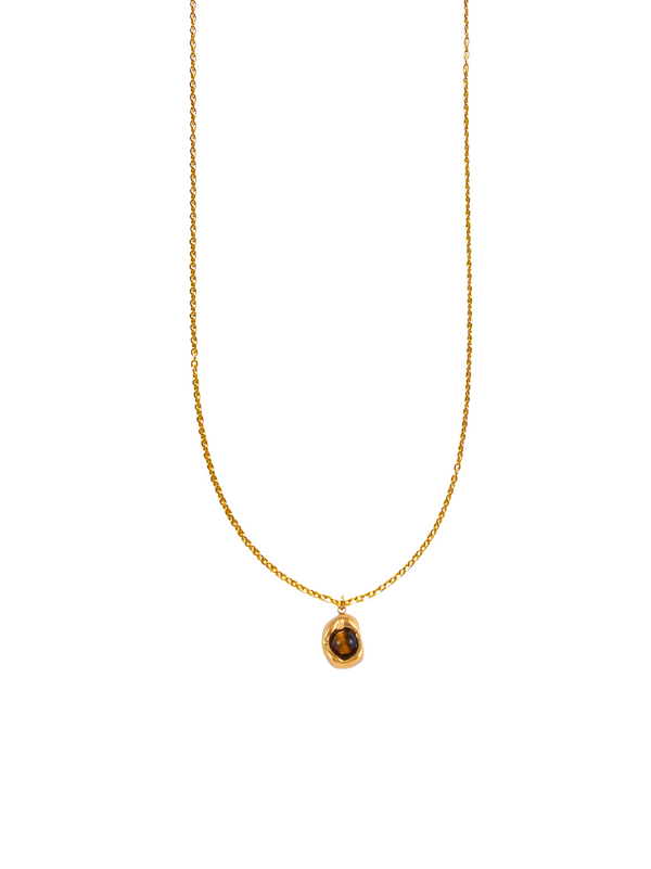 Terra Tigereye Stone Necklace