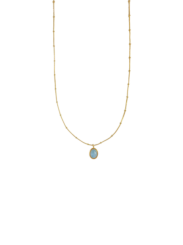 Kylah Aquamarine Necklace